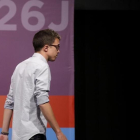 Íñigo Errejón tras su comparecencia la noche del 26-J, en Madrid.-JOSE LUIS ROCA