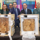 Las piezas recuperadas fueron entregadas en febrero al museo provincial de Burgos.-Raúl G. Ochoa