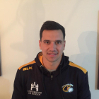 Doolan posa con los colores del Aparejadores RC, ayer.-TWITTER / @RUGBYAPAREJOS