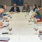 Ayer tuvo lugar la reunión de delegados provinciales de la Hermandad de Donantes de Sangre de Burgos.-ISRAEL L. MURILLO