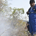 Morales dijo que gracias a los soldados pudieron encontrar el camino para retornar.-MINISTERIO DE COMUNICACIÓN-BOLIVIA