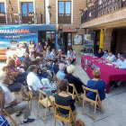 Belorado celebró la llegada del autobús con Presura el pasado mes de agosto.-ECB