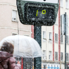 Imagen de nieve en Burgos. TOMÁS ALONSO