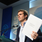 El vicesecretario de comunicación del PP, Pablo Casado, en una foto de archivo.-FERNANDO VILLAR (EFE)