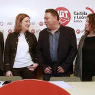 Sonia San Martín,Gema Alonso, PabloDionisio Fraile y MartaSabela Marijuán.-RAÚL G. OCHOA