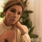 Ana Belén, en el rodaje de la nueva serie de TVE Traición.-EL PERIÓDICO