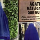 Agatha Ruiz de la Prada firma el divorcio de Pedro J. Ramírez con burka.-/ PERIODICO (INSTAGRAM)