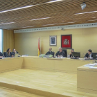 Los abogados de las acusaciones, Ricardo Gavilanes, Carlos Rivera y Beatriz Llamas; el fiscal Ricardo González; el magistrado ponente, César Balmori, el presidente del TSJ, José Luis Concepción, el magistrado Ignacio de la Riva; el secretario de la sala d-SANTI OTERO