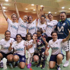 El CD Bupolsa celebra el título después de vencer por 12-0 al Tierra de Lara.-