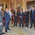 El alcalde recibió ayer a los organizadores del congreso.-ISRAEL L. MURILLO