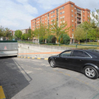 Vista de la entrada al aparcamiento ubicado en el Parque Félix Rodríguez de la Fuente.-ISRAEL L. MURILLO
