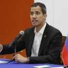 El lider de la Asamblea Nacional venezolana y autoproclamado presidente,  Juan Guaidó.-EFE