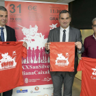 Leví Moreno, Marc Benhamou y José Puras fueron los encargados de presentar la XXX San Silvestre Cidiana-Ricardo Ordóñez