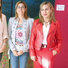 Raquel González y Azucena Esteban el pasado lunes en un acto público.-L.V.