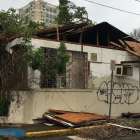 Daños causados en una casa tras el paso del huracán, en San Juan (Puerto Rico), el 21 de septiembre.-JORGE MUÑIZ