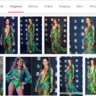 El vestido Versace de Jennifer López en los Grammy provocó la creación de Google Imágenes.-Foto: GOOGLE