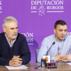 Marco Antonio Manjón (izq) y Juan José Asensio (dc h) reclaman que se hagan bien las cosas con el cierre de Garoña.-S. O.