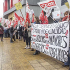 Imagen de la concentración de ayer.-RAÚL G. OCHOA