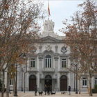 La fachada del Tribunal Supremo, donde en breve se celebrará el juicio al procés.-DAVID CASTRO
