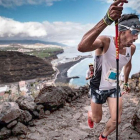 Luis Alberto Hernando en plena acción en el Kilómetro Vertical de la Transvulcania 2019-@TRANSVULCANIA