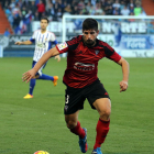 Kijera durante el encuentro que disputó el Mirandés ante la Ponferradina.-A. F. BARREDO