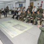 Imagen de uno de los momentos del ejercicio en el acuartelamiento ‘Diego Porcelos’.-ISRAEL L. MURILLO