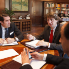 El consejero de Fomento, Juan Carlos Suárez Quiñones, mantiene una reunión de trabajo con el alcalde de Soria Carlos Martínez y visita las últimas obras realizadas en la ciudad-ICAL