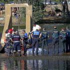 Rescate de un joven ahogado en el municipio salmantino de Ciudad Rodrigo.-ICAL