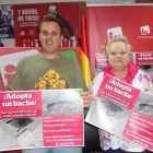 Jonathan Gete presentó la campaña con Concha Rollizo.-L.V.