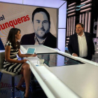 Ana Pastor entrevista a Oriol Junqueras en El Objetivo.-EL PERIÓDICO
