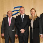 Jesús Pascual, José Antolín, presidente de honor, Ernesto Antolín, presidente ejecutivo, María Helena Antolín, vicepresidenta, y José Manuel Temiño.-ECB