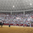 Un paseíllo en la feria del pasado año en el Coliseum de Burgos.-ECB