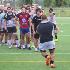 Un momento de la sesión de trabajo celebrada ayer en San Amaro.-ISRAEL L. MURILLO