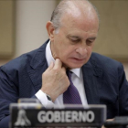 Jorge Fernández Díaz, durante una intervención en el Congreso de los Diputados.-JOSE LUIS ROCA