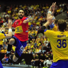 Raul Entrerrios, durante un encuentro del Preolímpico-