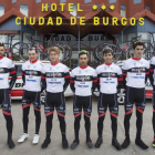 Los componentes del equipo Burgos BH se concentraron en la capital durante 6 días.-RAÚL G. OCHOA