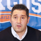 El director deportivo del San Pablo Burgos, Albano Martínez-Israel L. Murillo