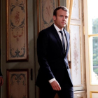 Emmanuel Macron, en el Eliseo.-REUTERS / CHRISTOPHE ENA
