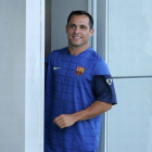 Sergi Barjuán, en su época de entrenador del Barça juvenil.-Foto: EL PERIÓDICO