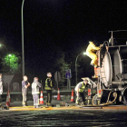 El incidente se produjo en la madrugada del viernes al sábado, sin que afortunadamente hubiera nadie afectado.-G. G.