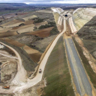 Imagen de ayer de la obra que se está ejecutando en el túnel de las Calbezadas, en Estépar.-ISRAEL L. MURILLO