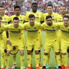 Once del Villarreal en el amistoso de pretemporada ante el Braga del pasado día 30 de julio.-ALEXANDRE RIBEIRO / EFE