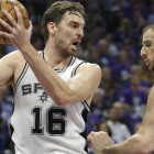 Pau Gasol ha empezado su etapa en los Spurs con números discretos.-AP / RICH PEDRONCELLI