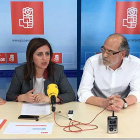 Aitana Hernando, Esther Peña, Miguel Ángel Adrián y Ander Gil ayer en Miranda de Ebro.-ECB