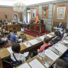 Vista general del Salón de Plenos en la sesión plenaria celebrada ayer.-SANTI OTERO
