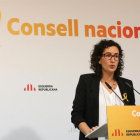 Marta Rovira, el pasado día 4 de noviembre, en un consejo nacional de ERC.-/ ELISENDA PONS