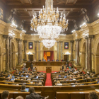 Sesión en el Parlament de Catalunya-