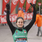 Cristina Espejo celebra su victoria.-SANTI OTERO