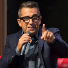 Andreu Buenafuente, en la presentación de la programación del canal #0, en el Festival de Televisión de Vitoria.-EL PERIÓDICO