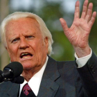 Billy Graham, en un discurso en Flushing Meadows Park, en Nueva York, el 25 de junio del 2005.-/ REUTERS / SHANNON STAPLETON